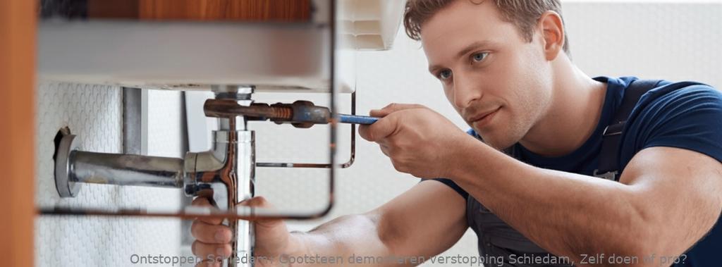 Gootsteen demonteren verstopping Schiedam, Zelf doen of pro?
