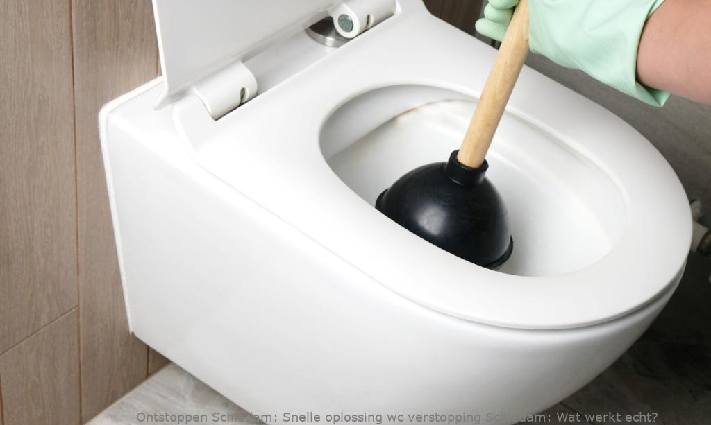 Snelle oplossing wc verstopping Schiedam: Wat werkt echt?