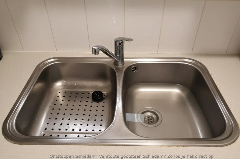 Verstopte gootsteen Schiedam? Zo los je het direct op