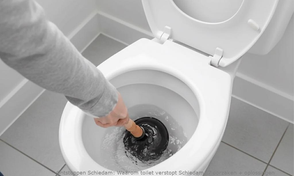 Waarom toilet verstopt Schiedam: 7 oorzaken + oplossingen